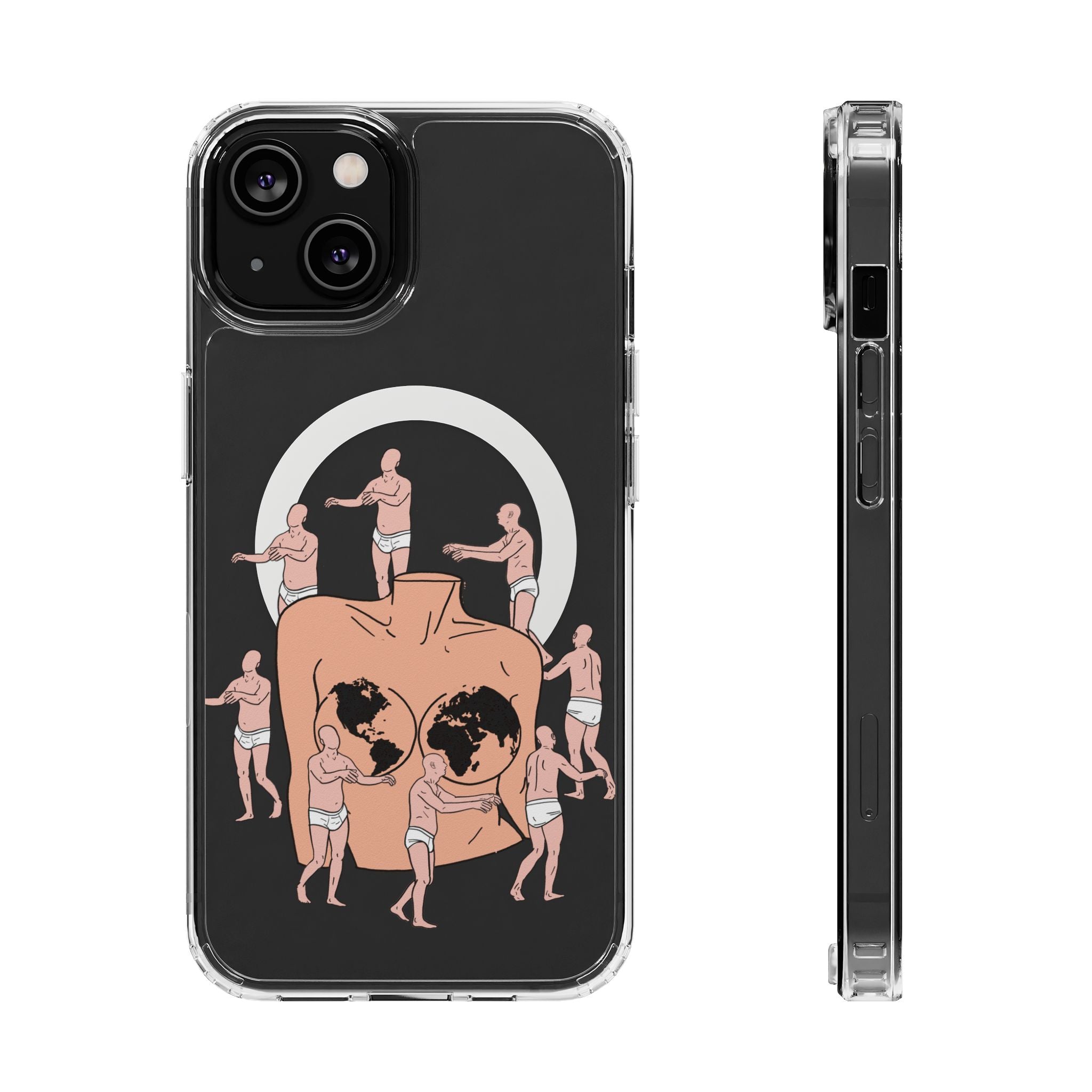 Surreal Earth Magnetic Clear Impact-Resistant Case