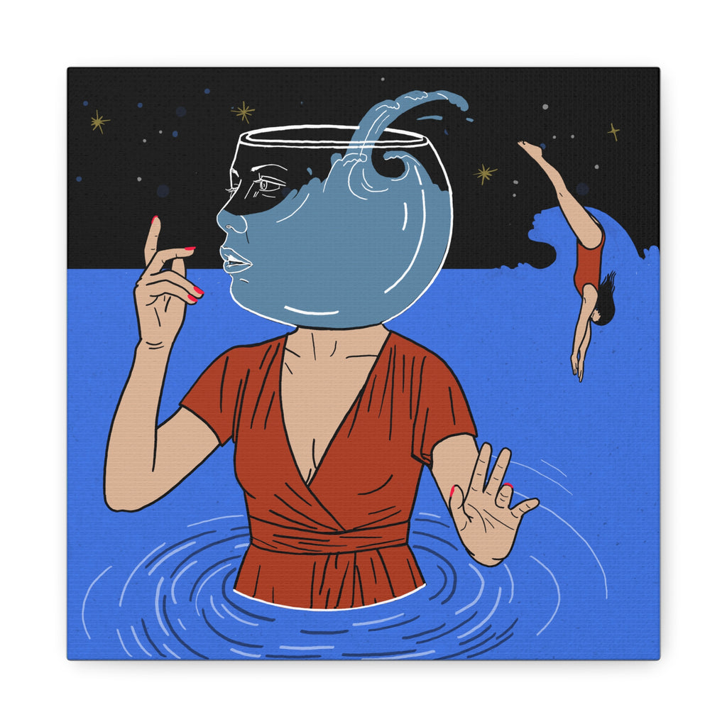 Out Of Blue- Canvas Print — Wall Art