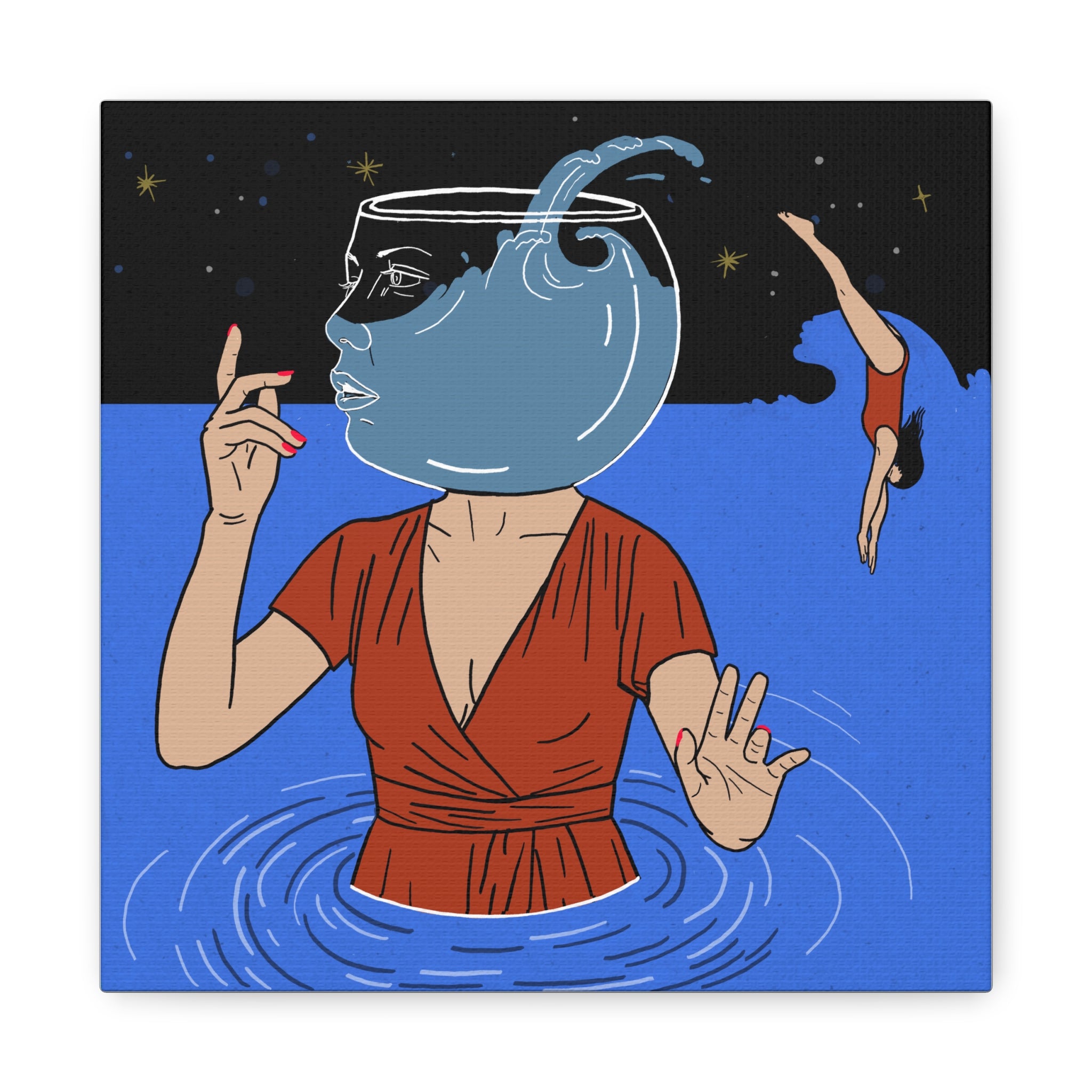 Out Of Blue- Canvas Print — Wall Art