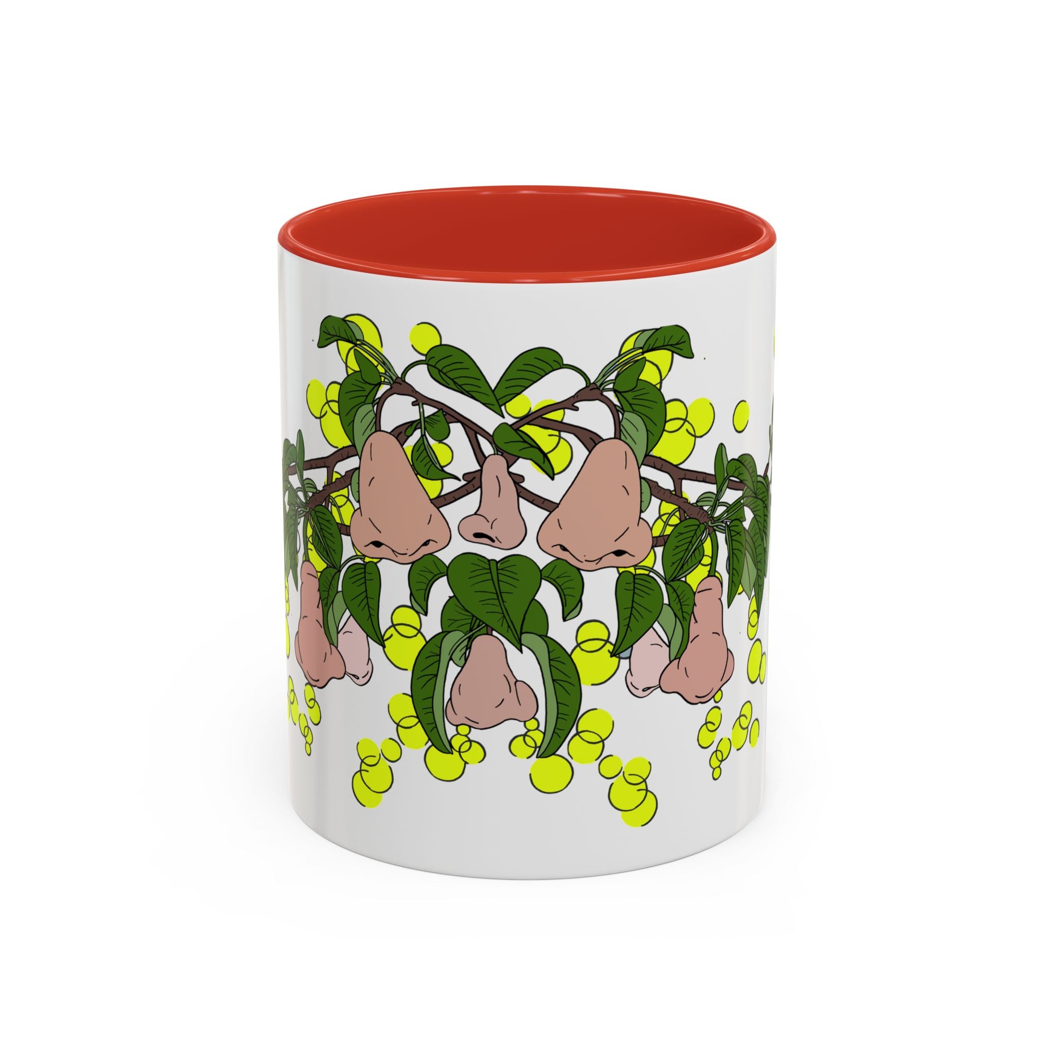 Pear Blossom- Accent Coffee Mug – Artistic Blue Night Swim Design