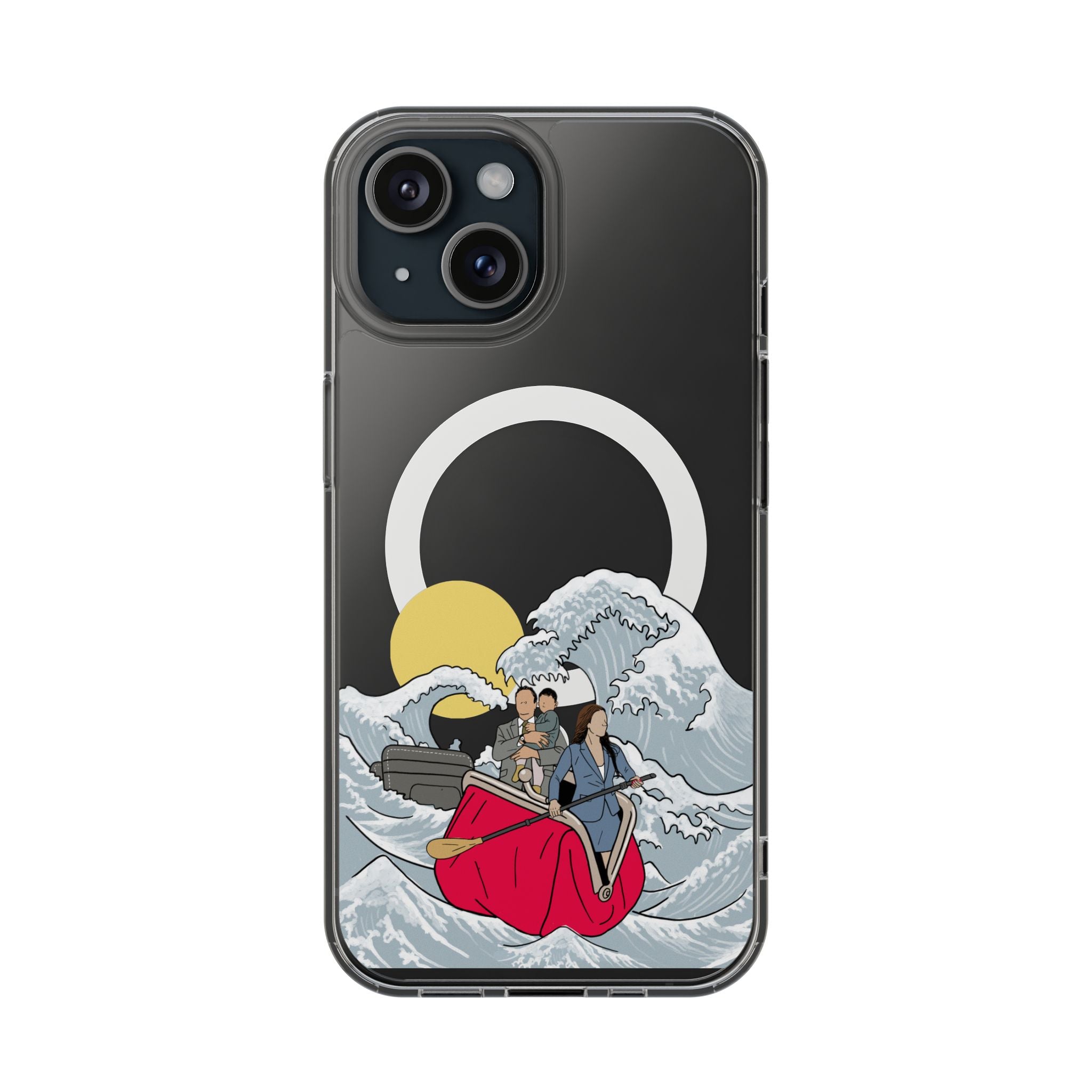 independent woman- Magnetic Clear Impact-Resistant Case