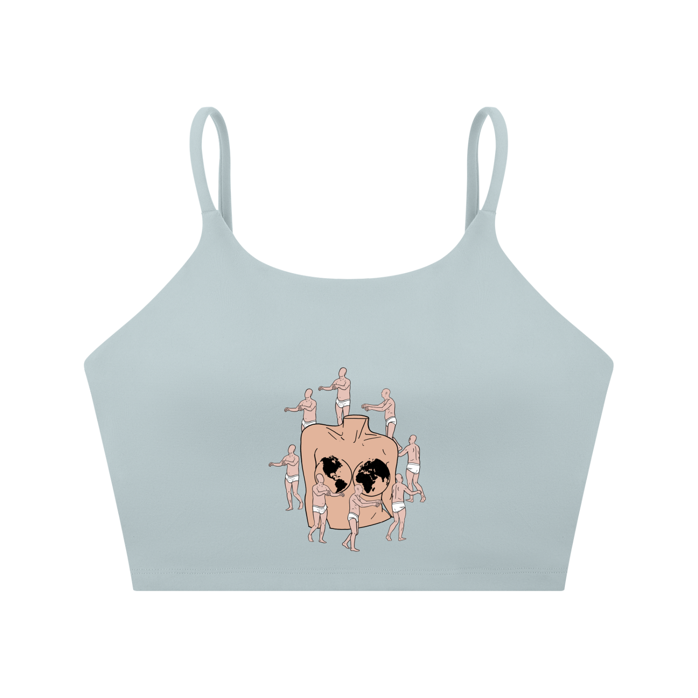 Spaghetti Strap Yoga Sports Bra