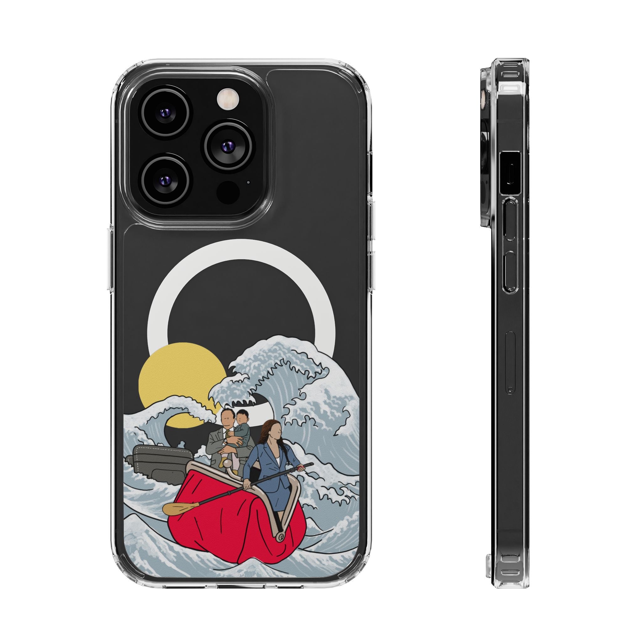 independent woman- Magnetic Clear Impact-Resistant Case