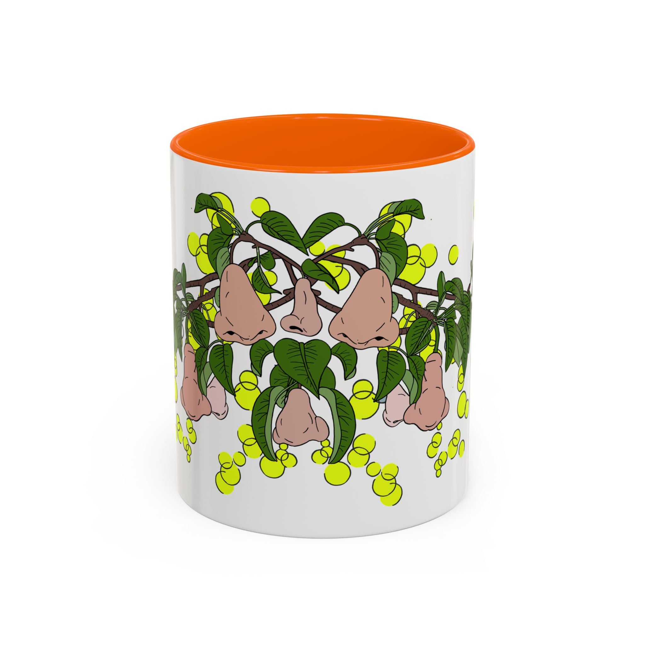 Pear Blossom- Accent Coffee Mug – Artistic Blue Night Swim Design
