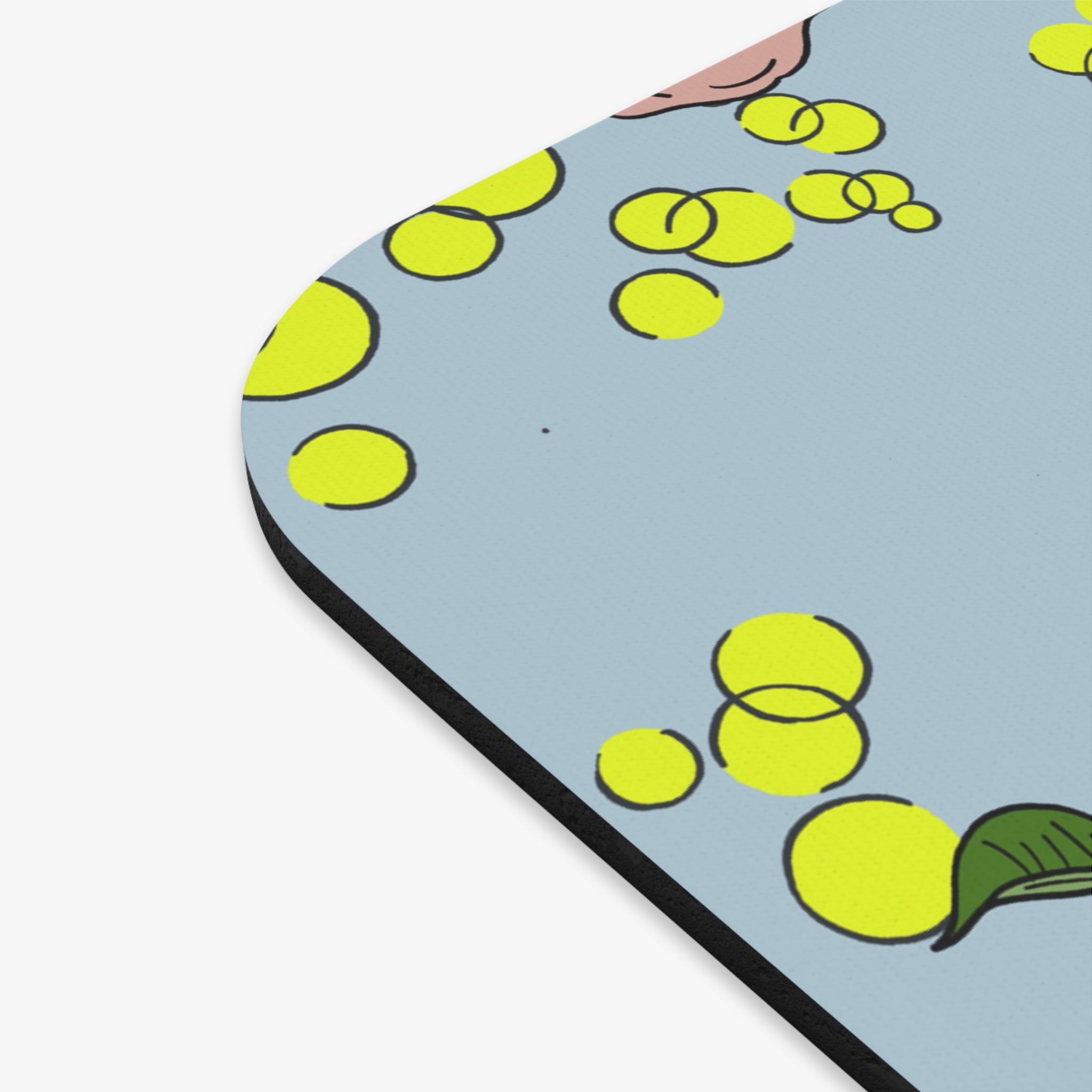 Whimsical Nose Plant Pattern Mouse Pad