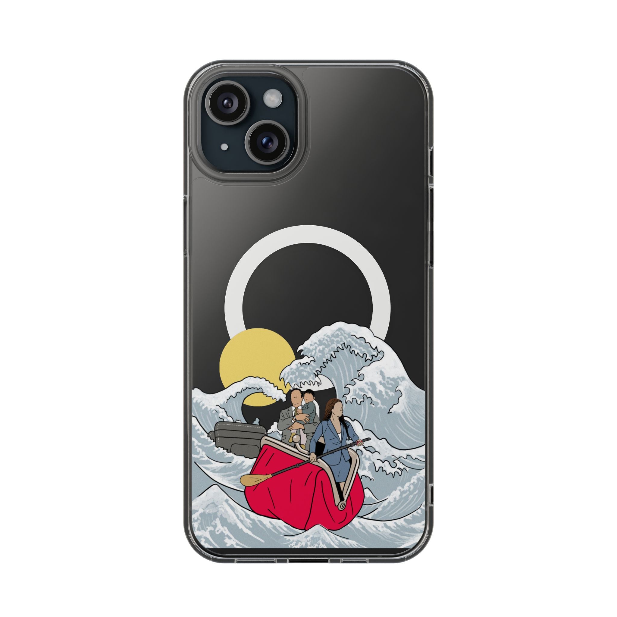 independent woman- Magnetic Clear Impact-Resistant Case