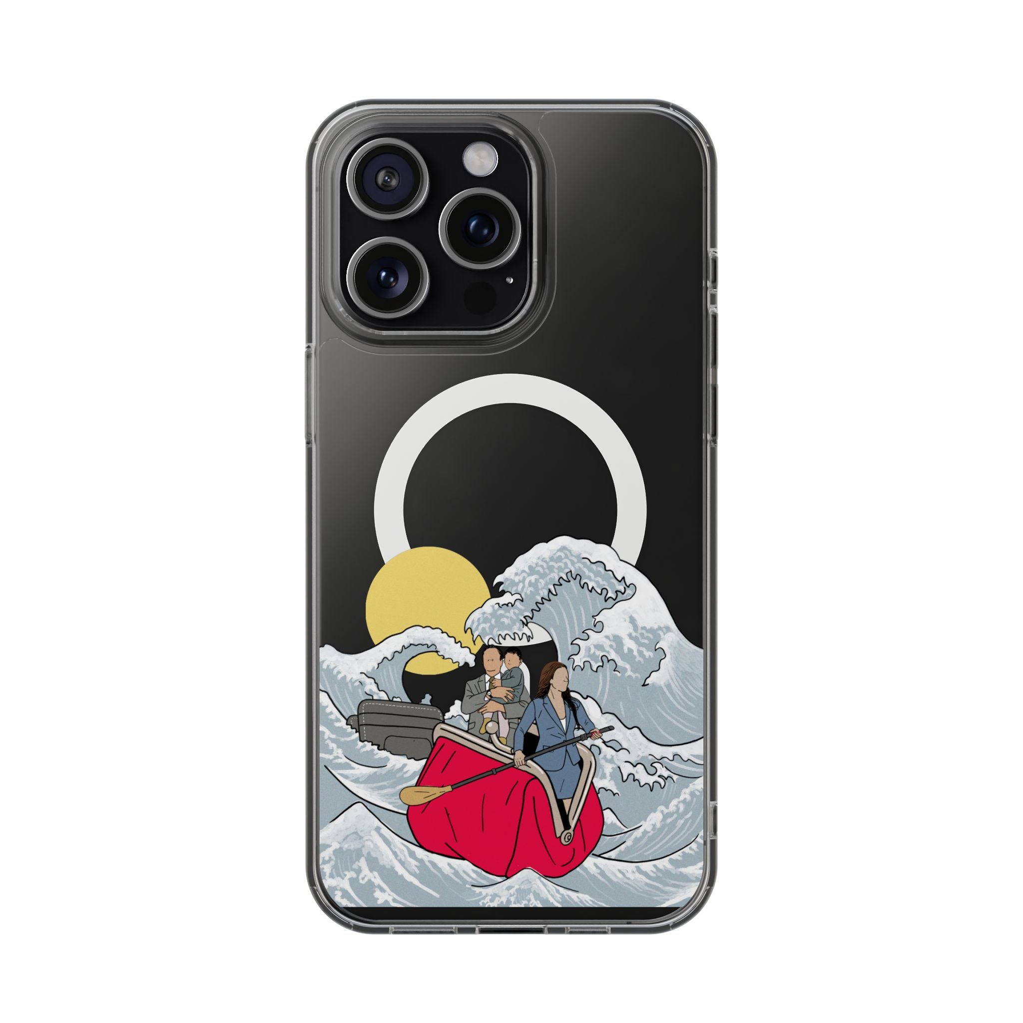 independent woman- Magnetic Clear Impact-Resistant Case