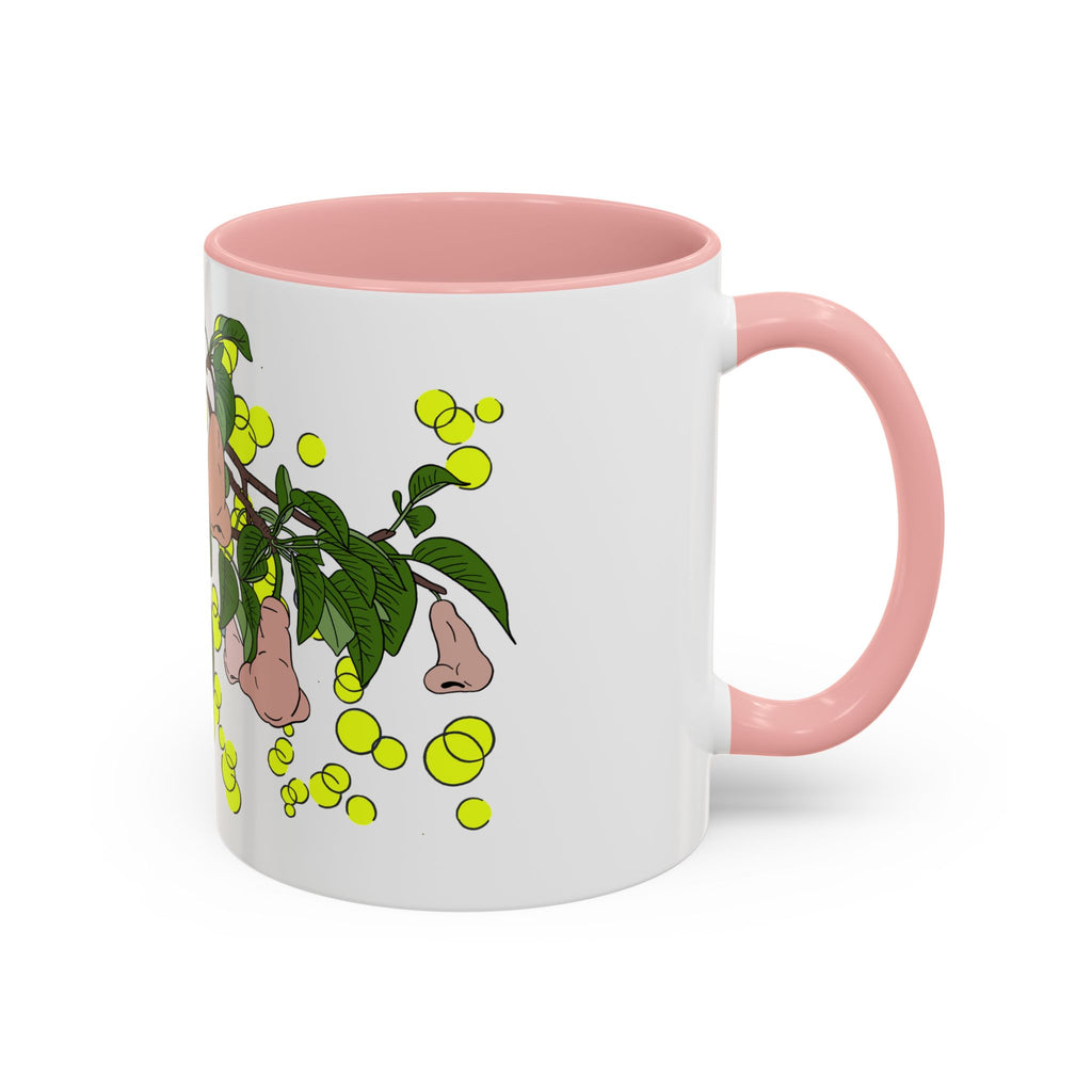 Pear Blossom- Accent Coffee Mug – Artistic Blue Night Swim Design