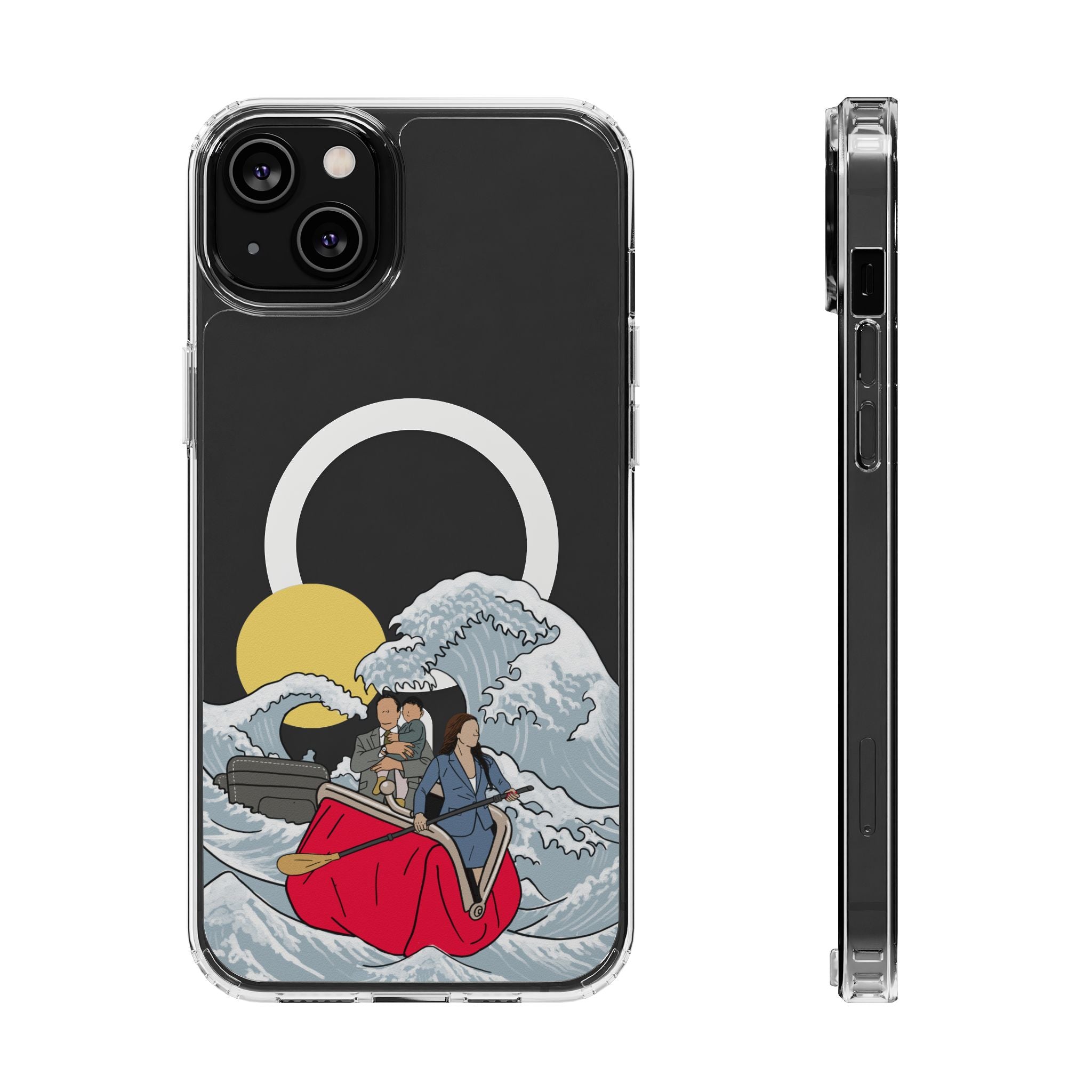 independent woman- Magnetic Clear Impact-Resistant Case