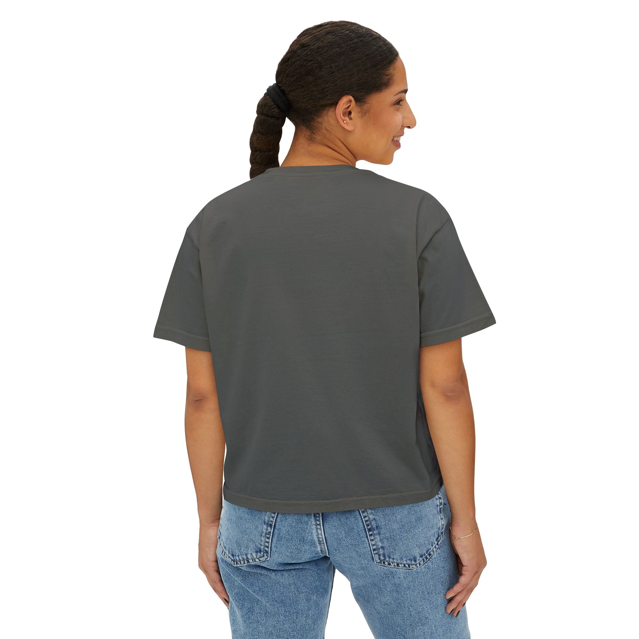 Women's Boxy Tee — Out Of Blue- Surreal- Art Tee