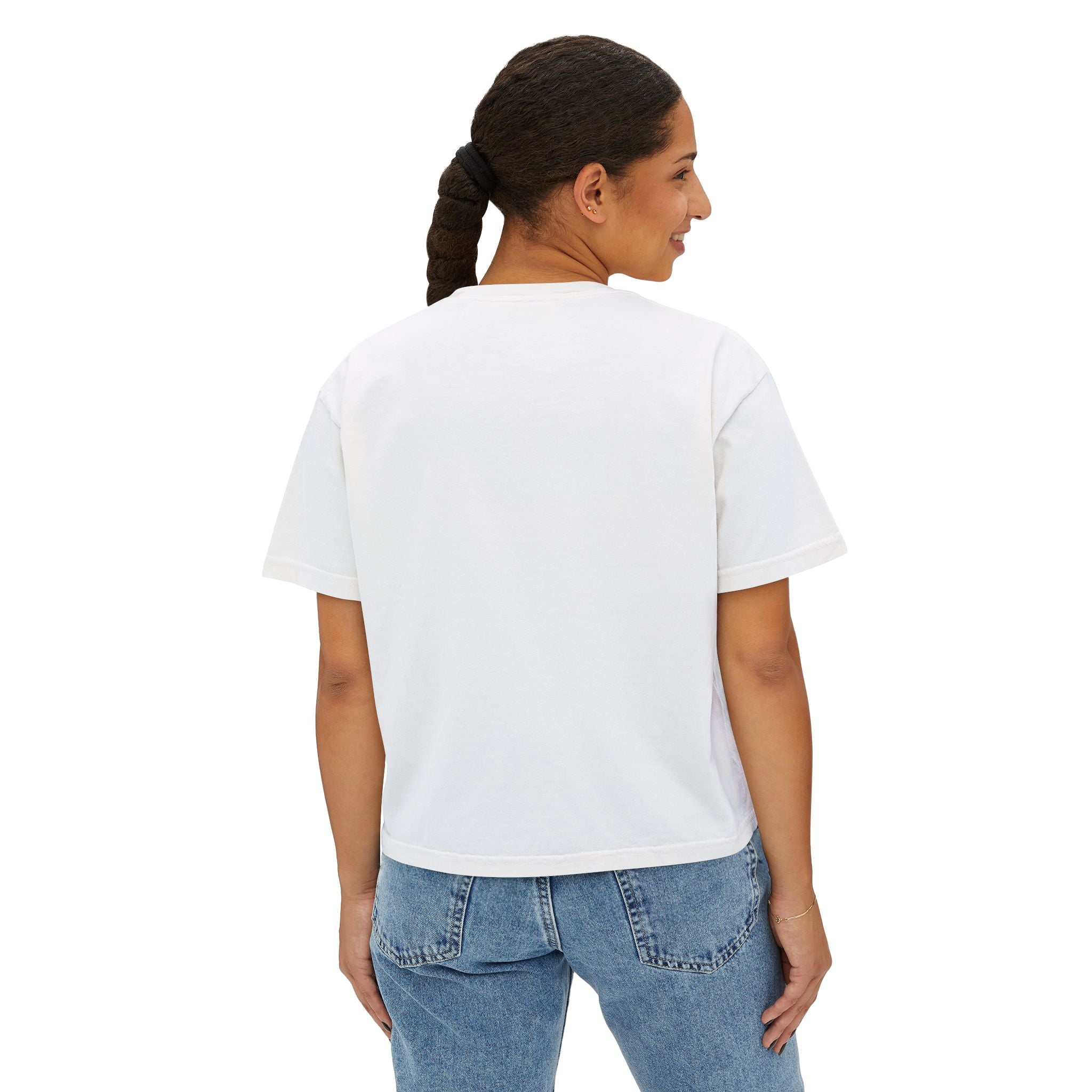 Women's Boxy Tee — Out Of Blue- Surreal- Art Tee