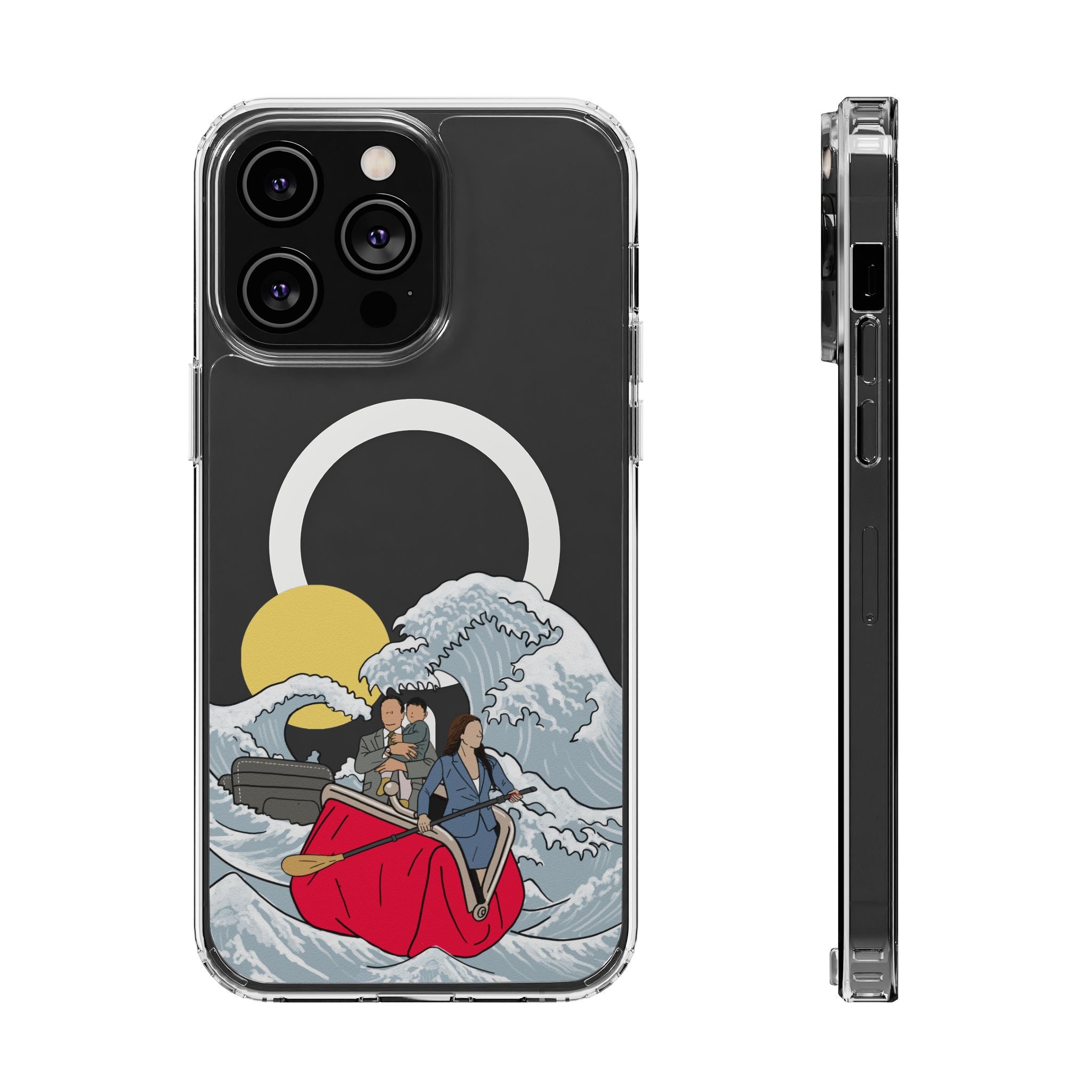 independent woman- Magnetic Clear Impact-Resistant Case