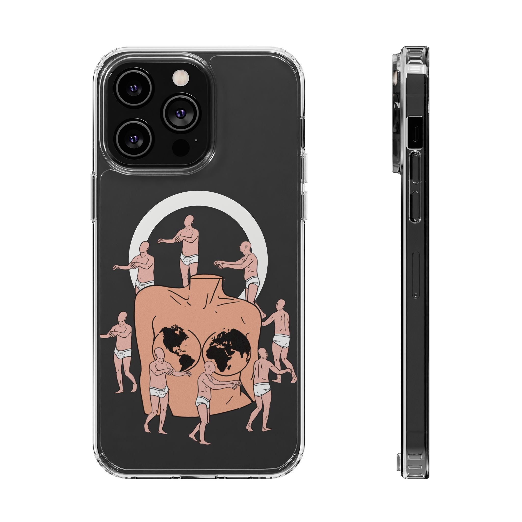 Surreal Earth Magnetic Clear Impact-Resistant Case