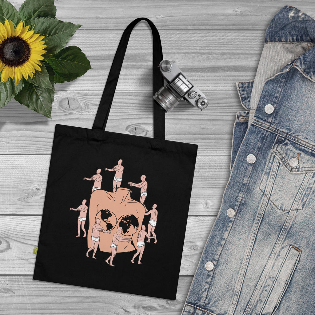 Tote Bag — Mother earth Illustration Organic Cotton Tote