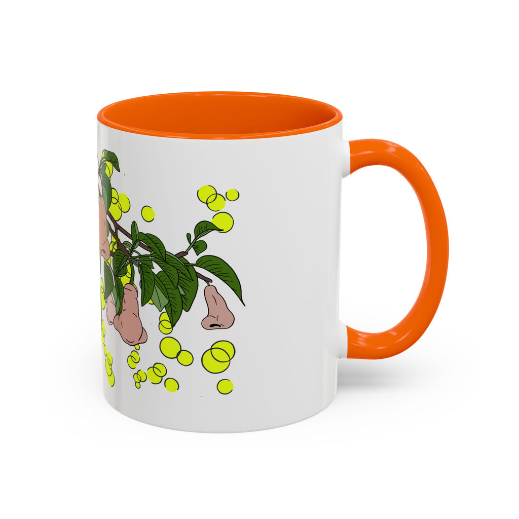 Pear Blossom- Accent Coffee Mug – Artistic Blue Night Swim Design