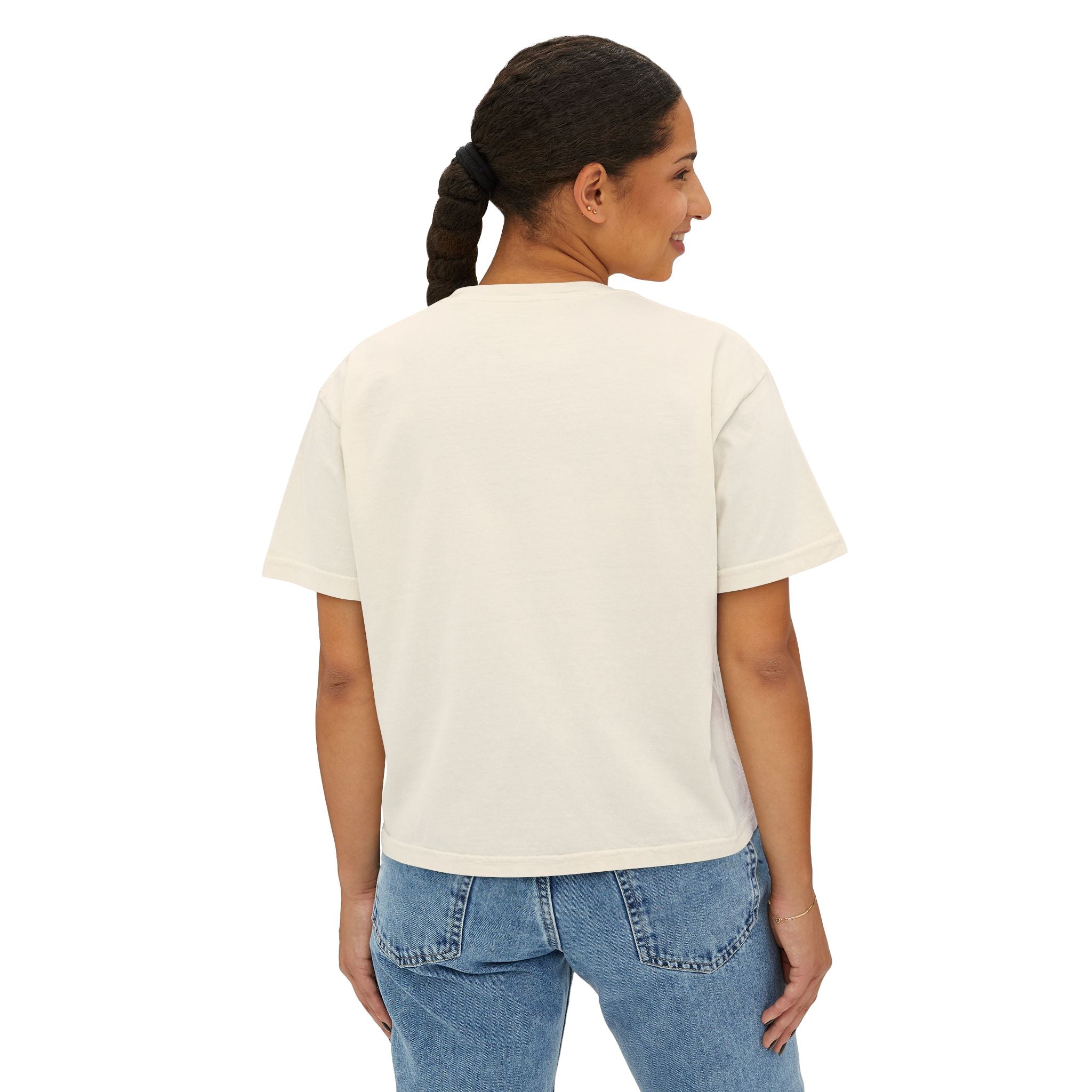 Women's Boxy Tee — Out Of Blue- Surreal- Art Tee