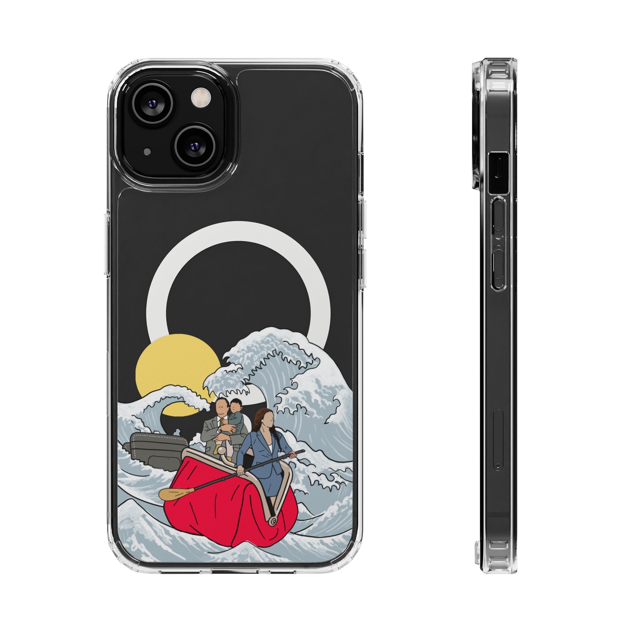 independent woman- Magnetic Clear Impact-Resistant Case