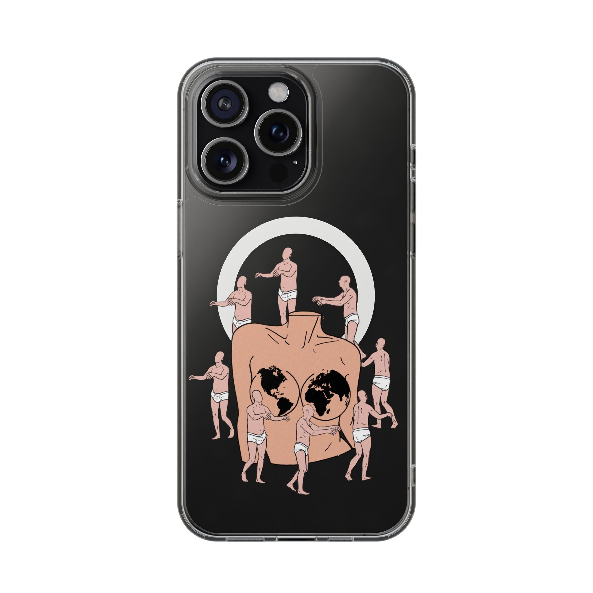 Surreal Earth Magnetic Clear Impact-Resistant Case
