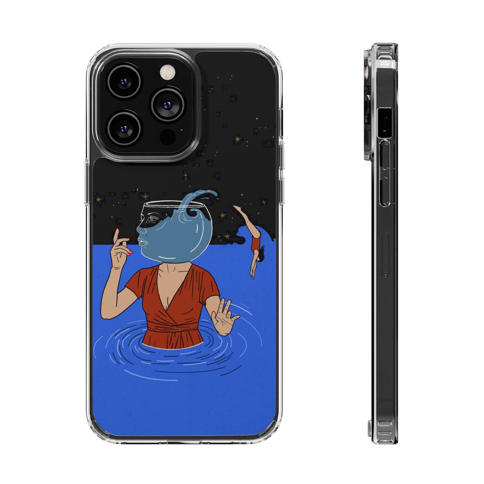 Out Of Blue- Magnetic Clear Impact-Resistant Case