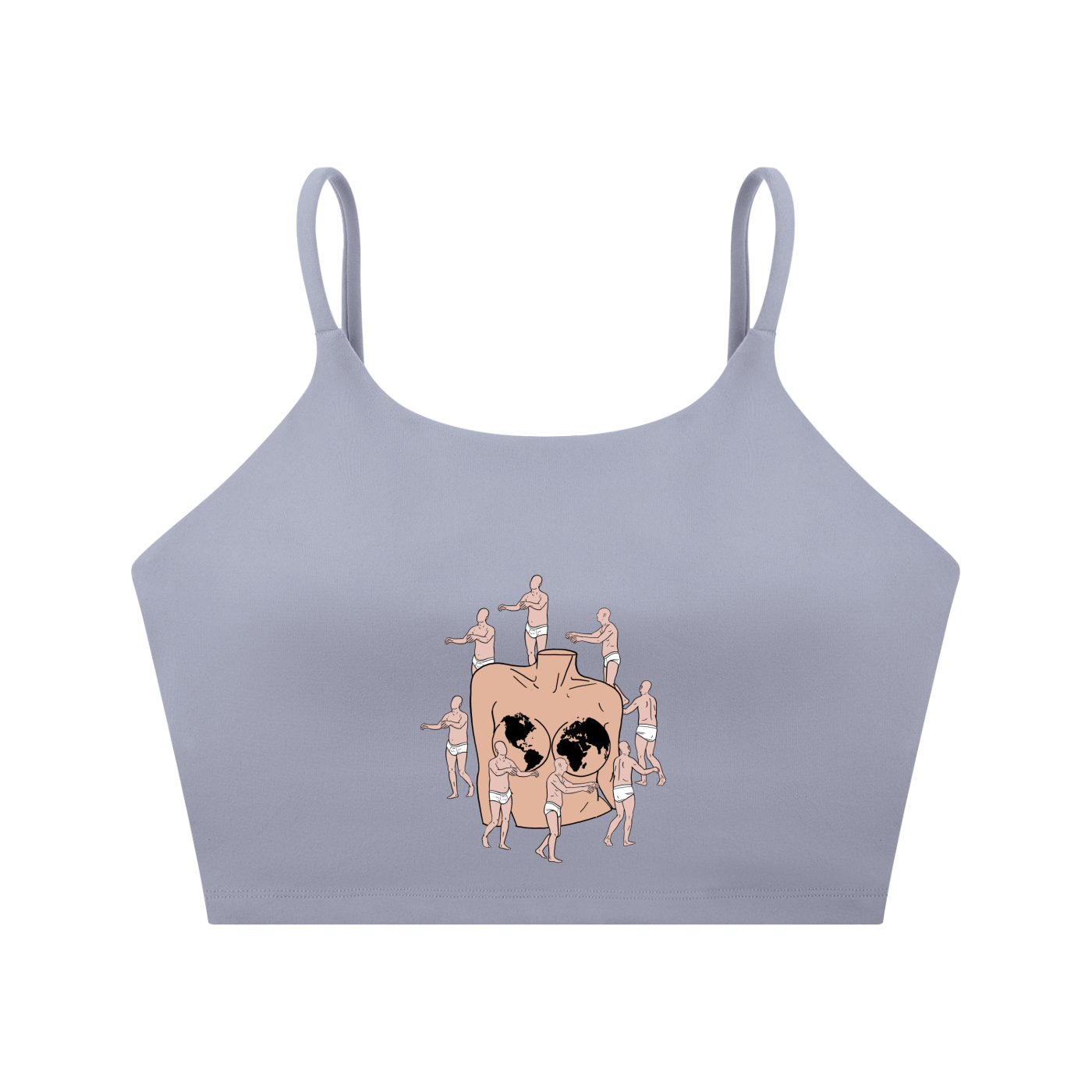 Spaghetti Strap Yoga Sports Bra