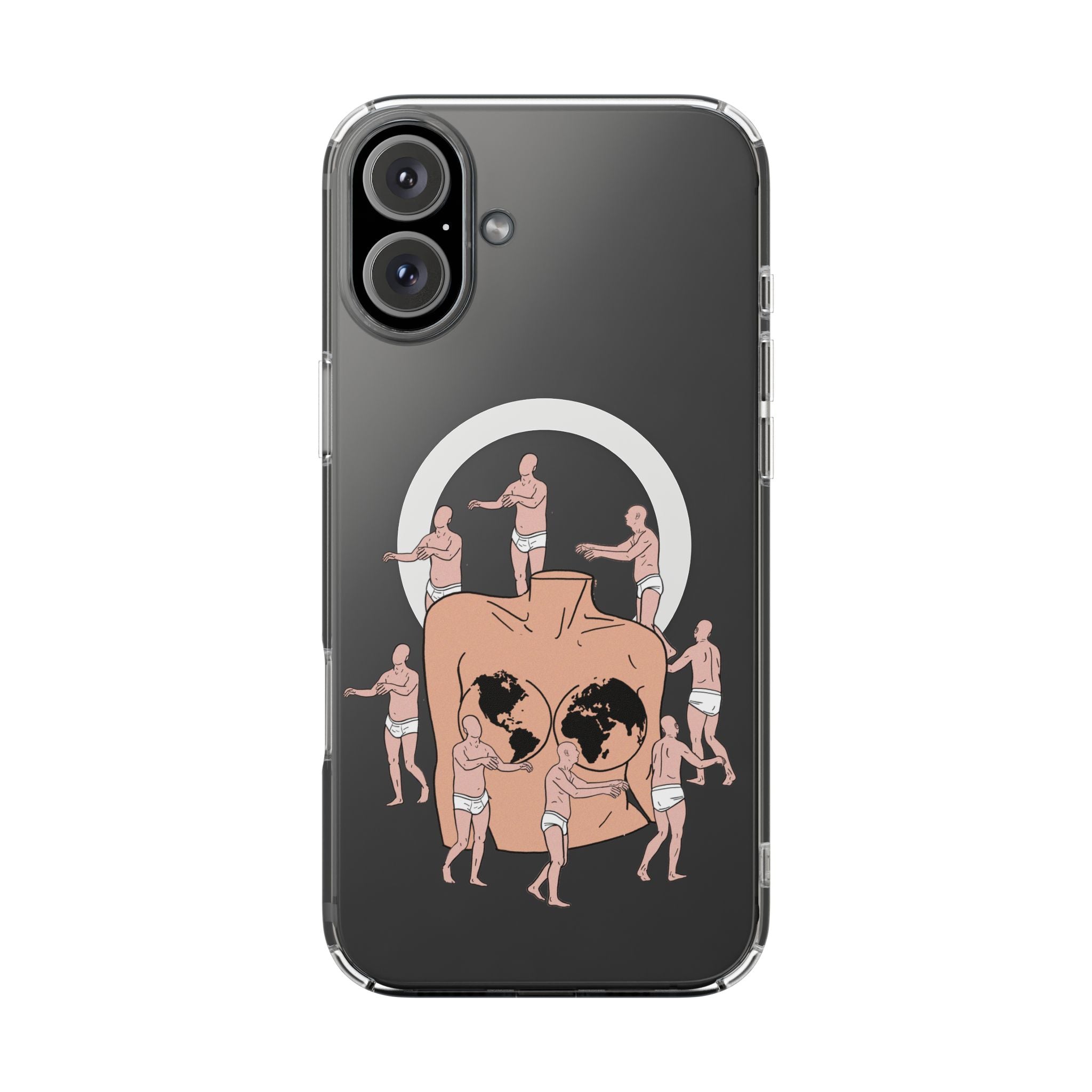 Surreal Earth Magnetic Clear Impact-Resistant Case