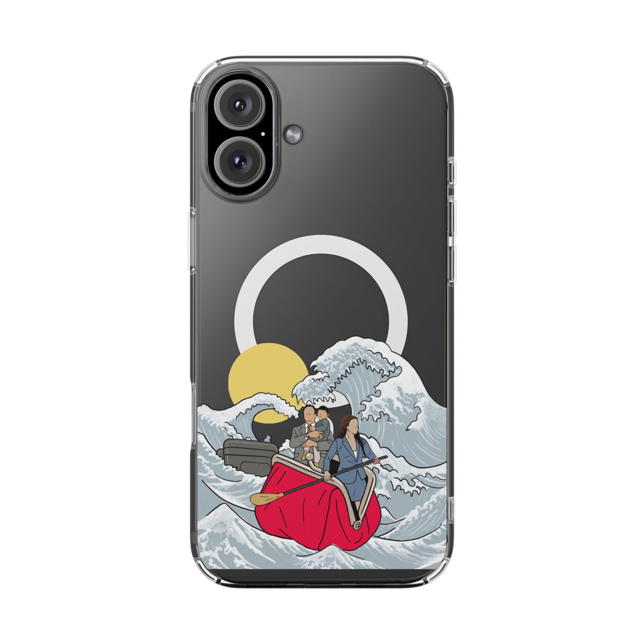 independent woman- Magnetic Clear Impact-Resistant Case