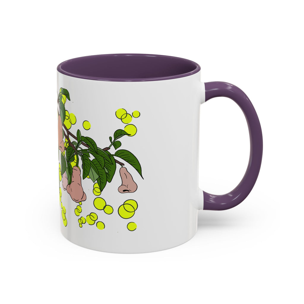 Pear Blossom- Accent Coffee Mug – Artistic Blue Night Swim Design