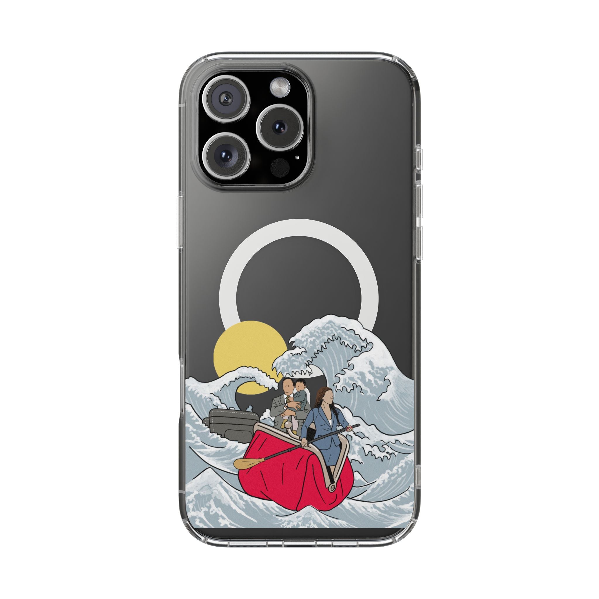 independent woman- Magnetic Clear Impact-Resistant Case