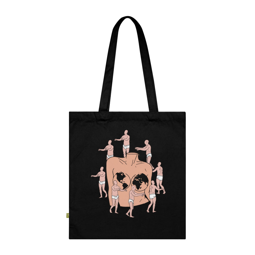 Tote Bag — Mother earth Illustration Organic Cotton Tote