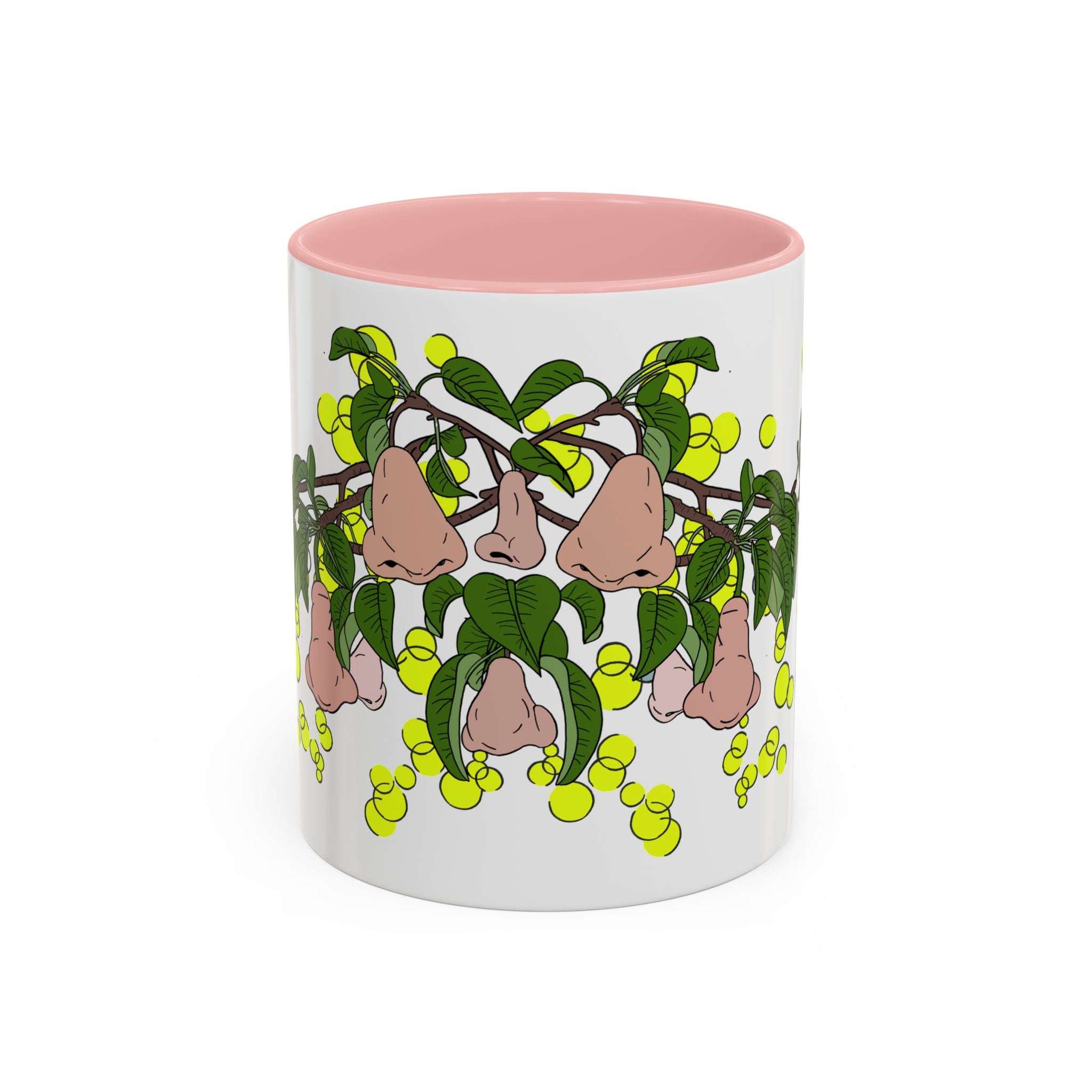 Pear Blossom- Accent Coffee Mug – Artistic Blue Night Swim Design