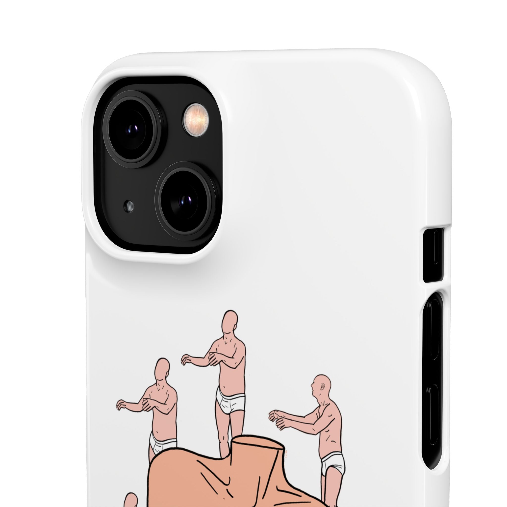 Phone Case - Vintage Surreal 'Worlds on a Heart' Illustration
