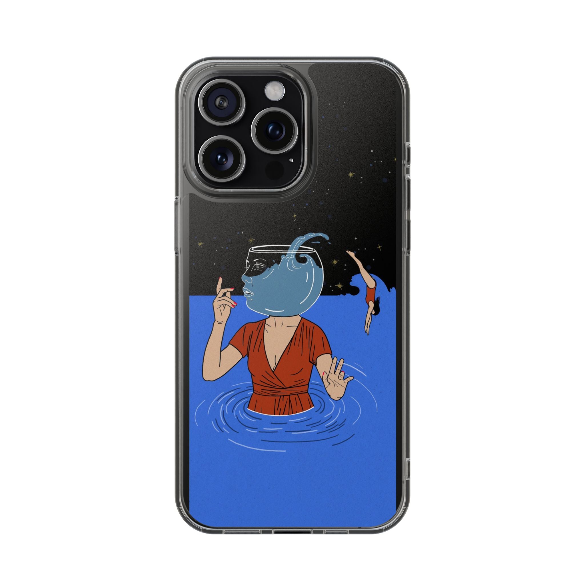 Out Of Blue- Magnetic Clear Impact-Resistant Case