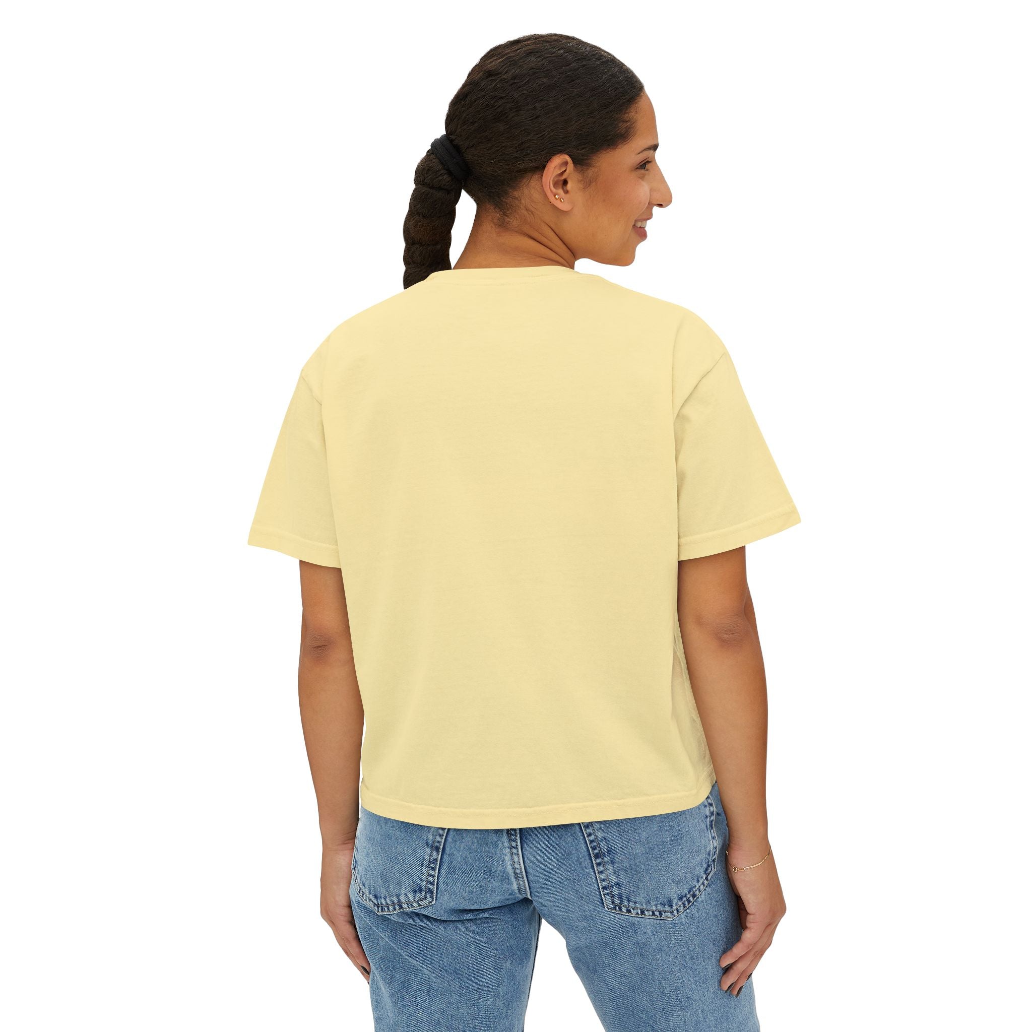 Women's Boxy Tee — Out Of Blue- Surreal- Art Tee