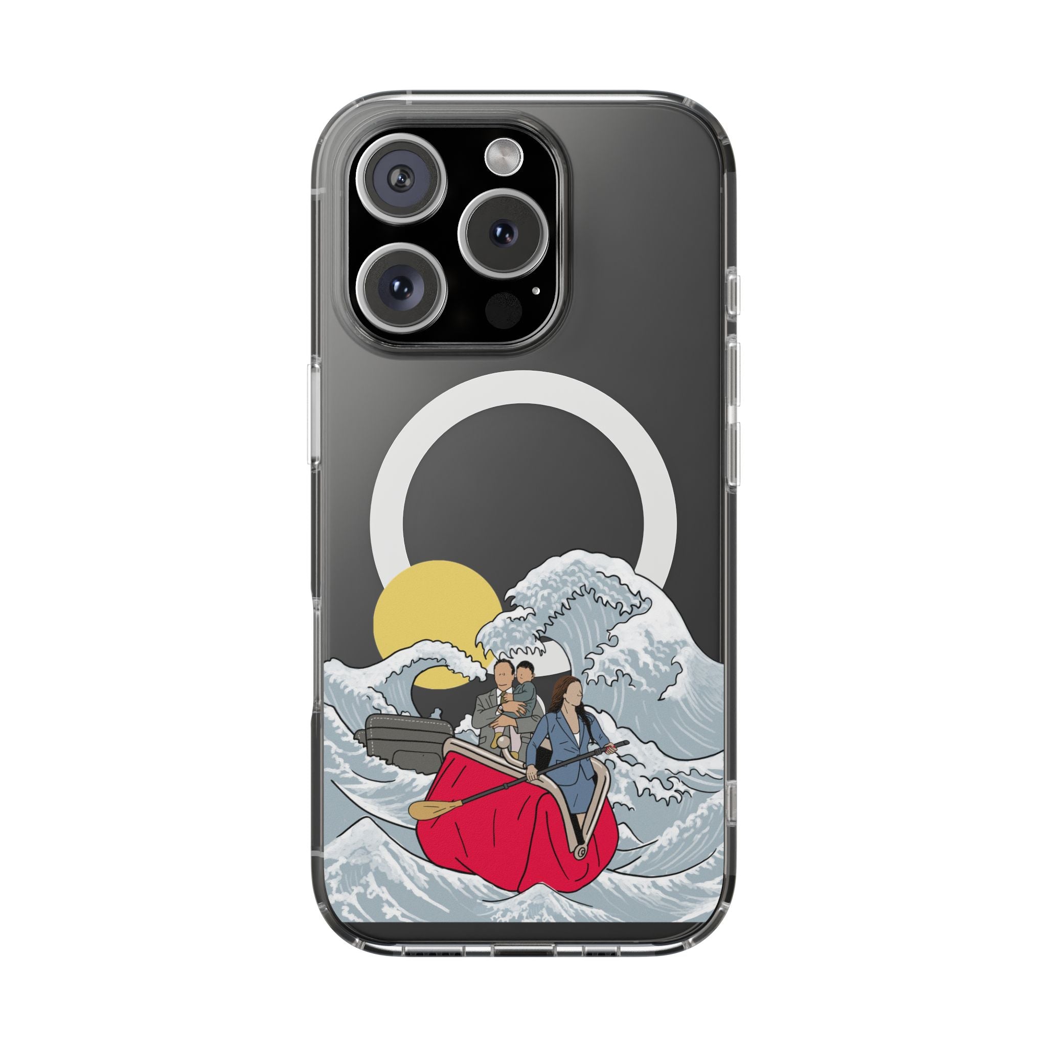 independent woman- Magnetic Clear Impact-Resistant Case