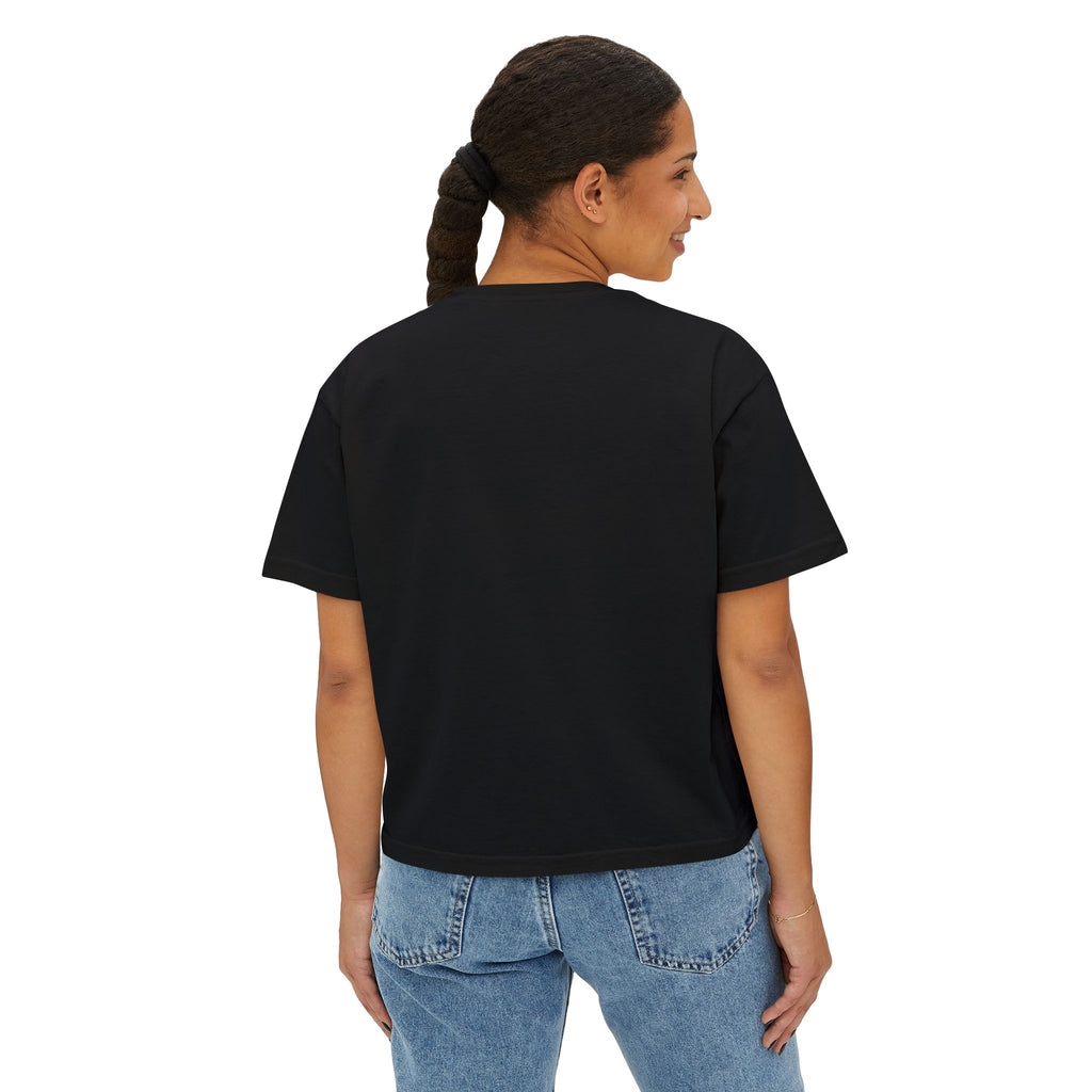 Women's Boxy Tee — Out Of Blue- Surreal- Art Tee