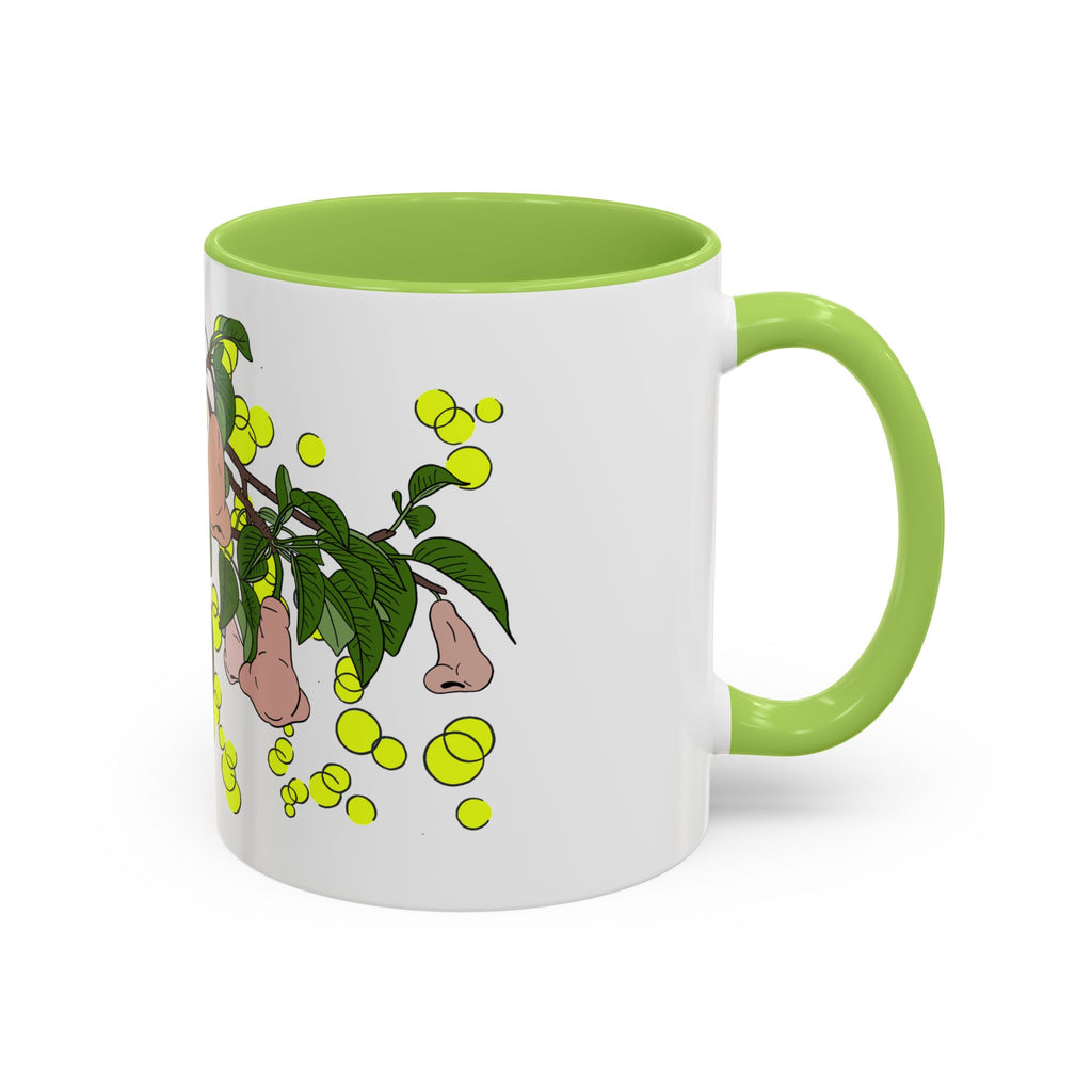 Pear Blossom- Accent Coffee Mug – Artistic Blue Night Swim Design