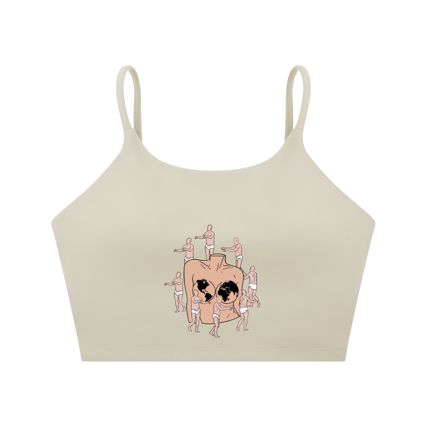 Spaghetti Strap Yoga Sports Bra