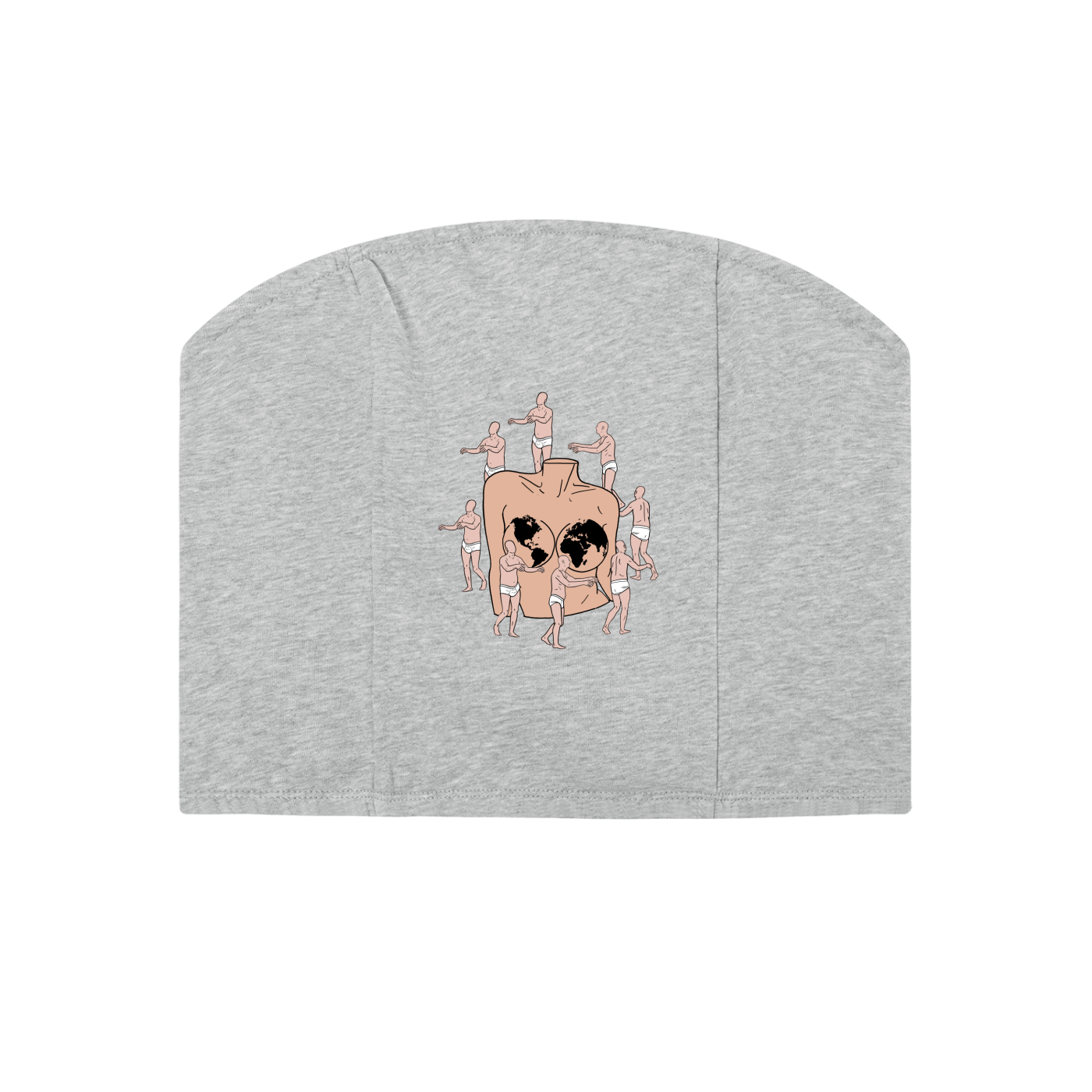 Women's  Cropped Tube Top