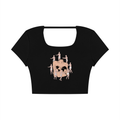 Women's Square Neck Crop T-Shirt