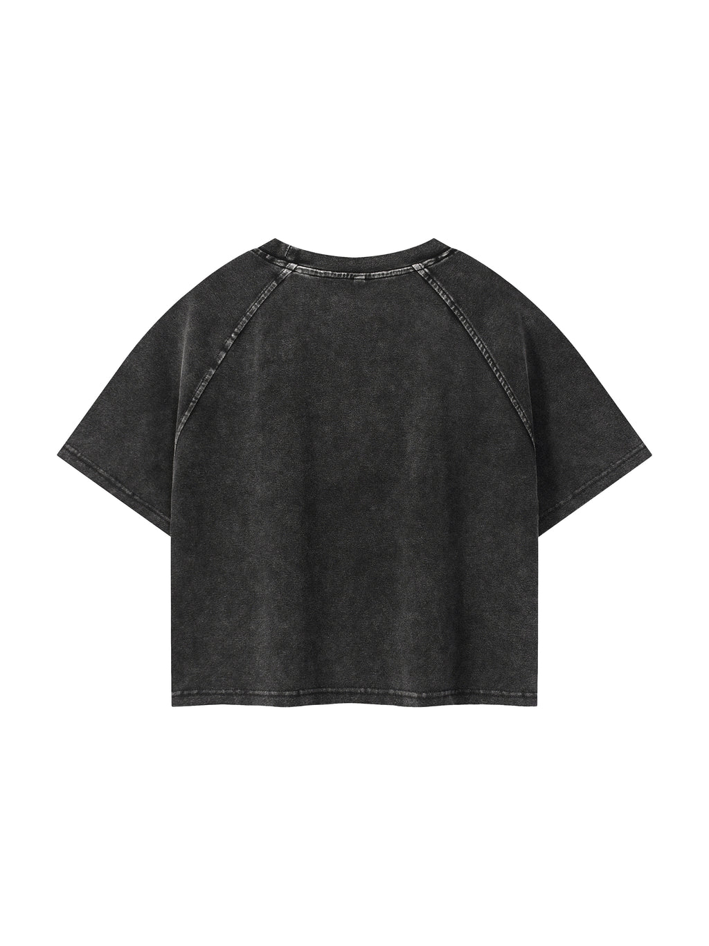 Women's Mineral Wash Raglan Crop T-Shirt